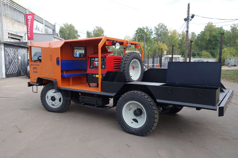 Транспортное грузопассажирское средство для шахт, рудников и горных выработок КРОТ Т39254