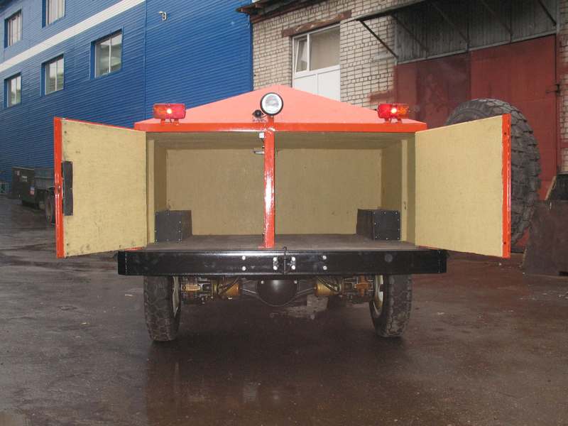 Транспортное грузовое средство для перевозки взрывчатых материалов КРОТ Т39264